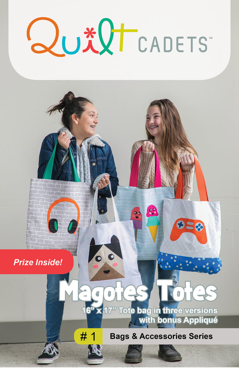 Quilt Cadets: Magotes Totes (#1) Quilt Cadets: Magotes Totes (#1)
