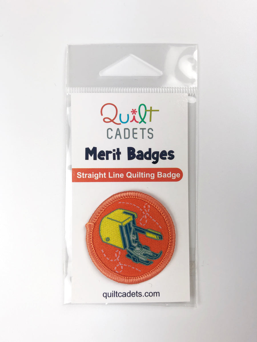 Quilt Cadets Merit Badge: Straight Line Quilting Badge