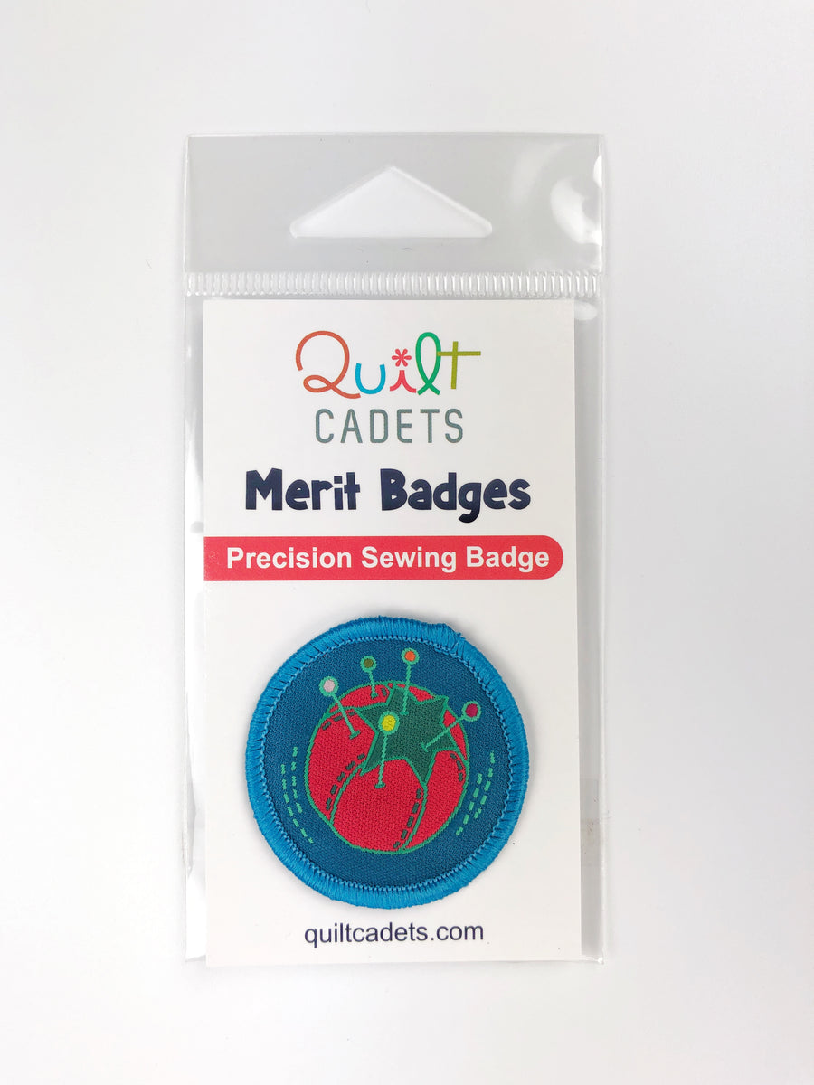 Quilt Cadets Merit Badge: Precision Sewing Badge Quilt Cadets Merit Badge: Precision Sewing Badge